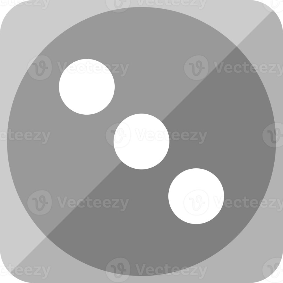 Face cube dot of game dice icon png