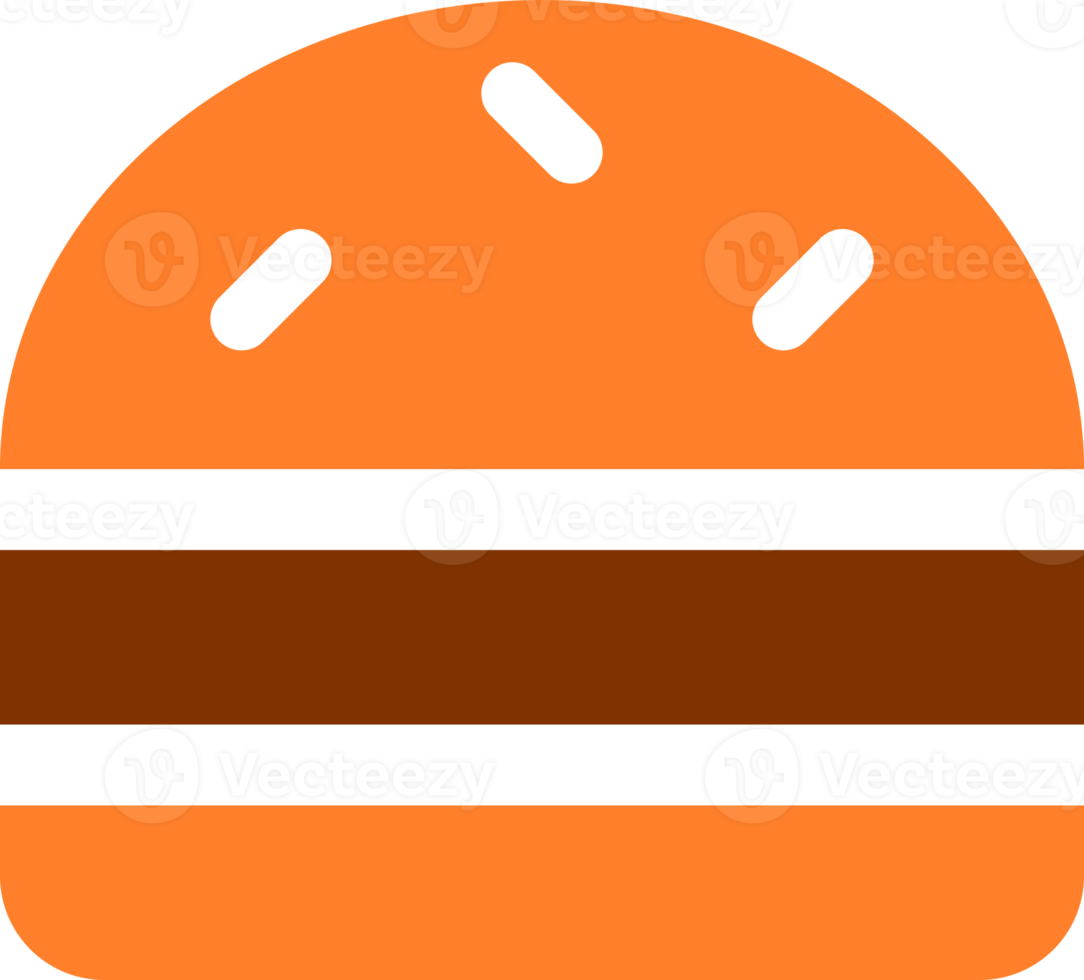 Hamburger cheese fast food doodle icon png