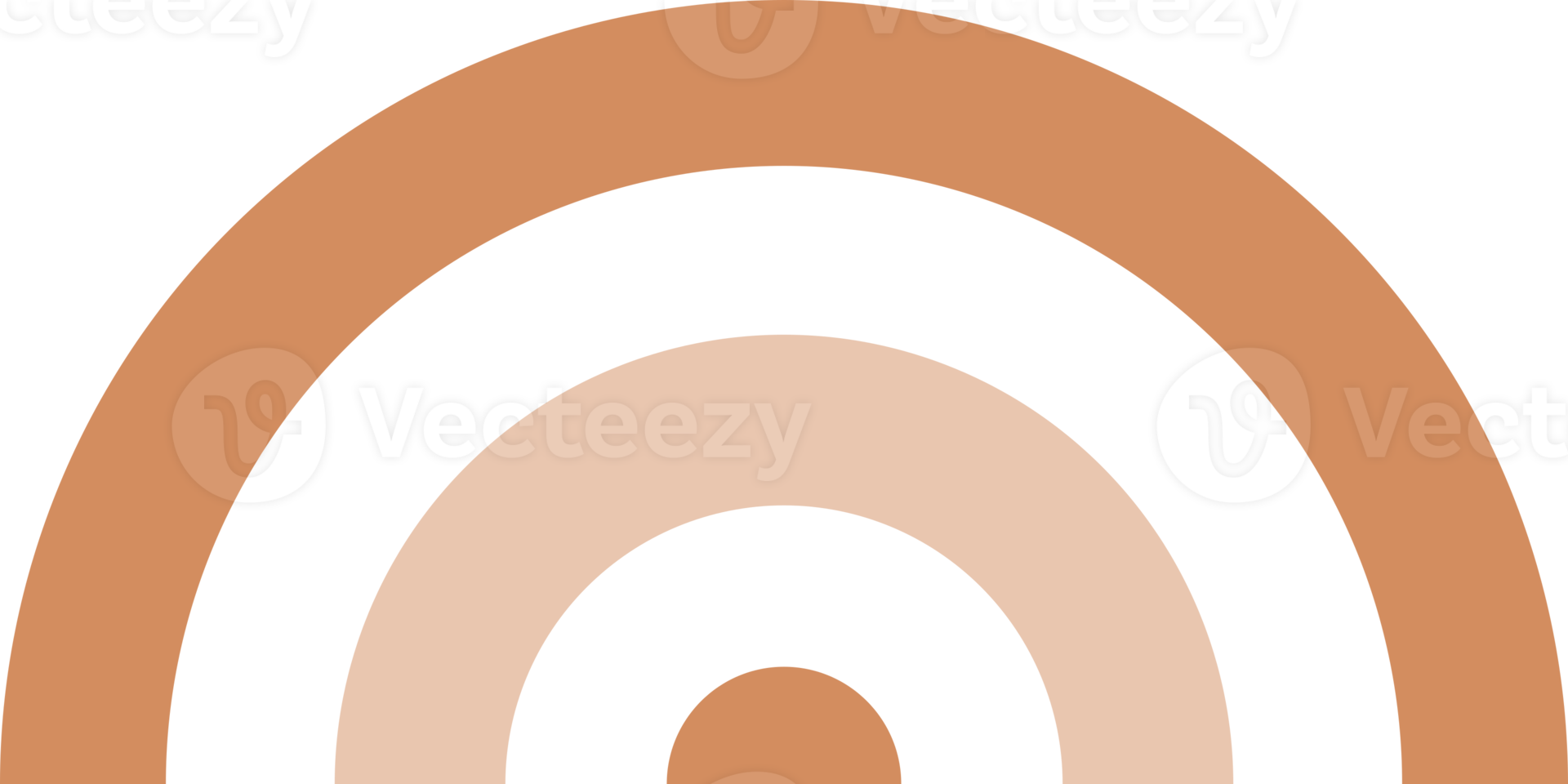 Cute rainbow doodle icon png