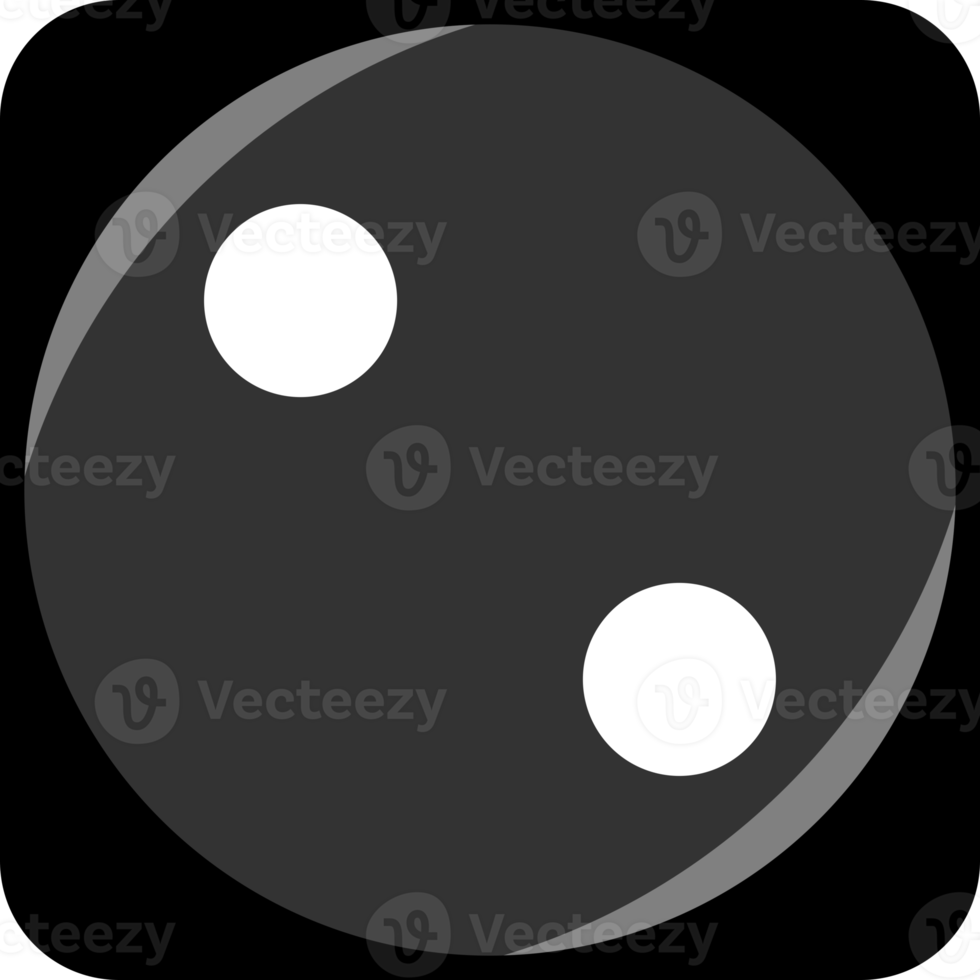 Face cube dot of game dice icon png