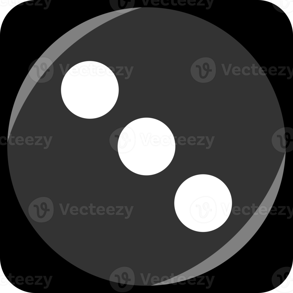 Face cube dot of game dice icon png