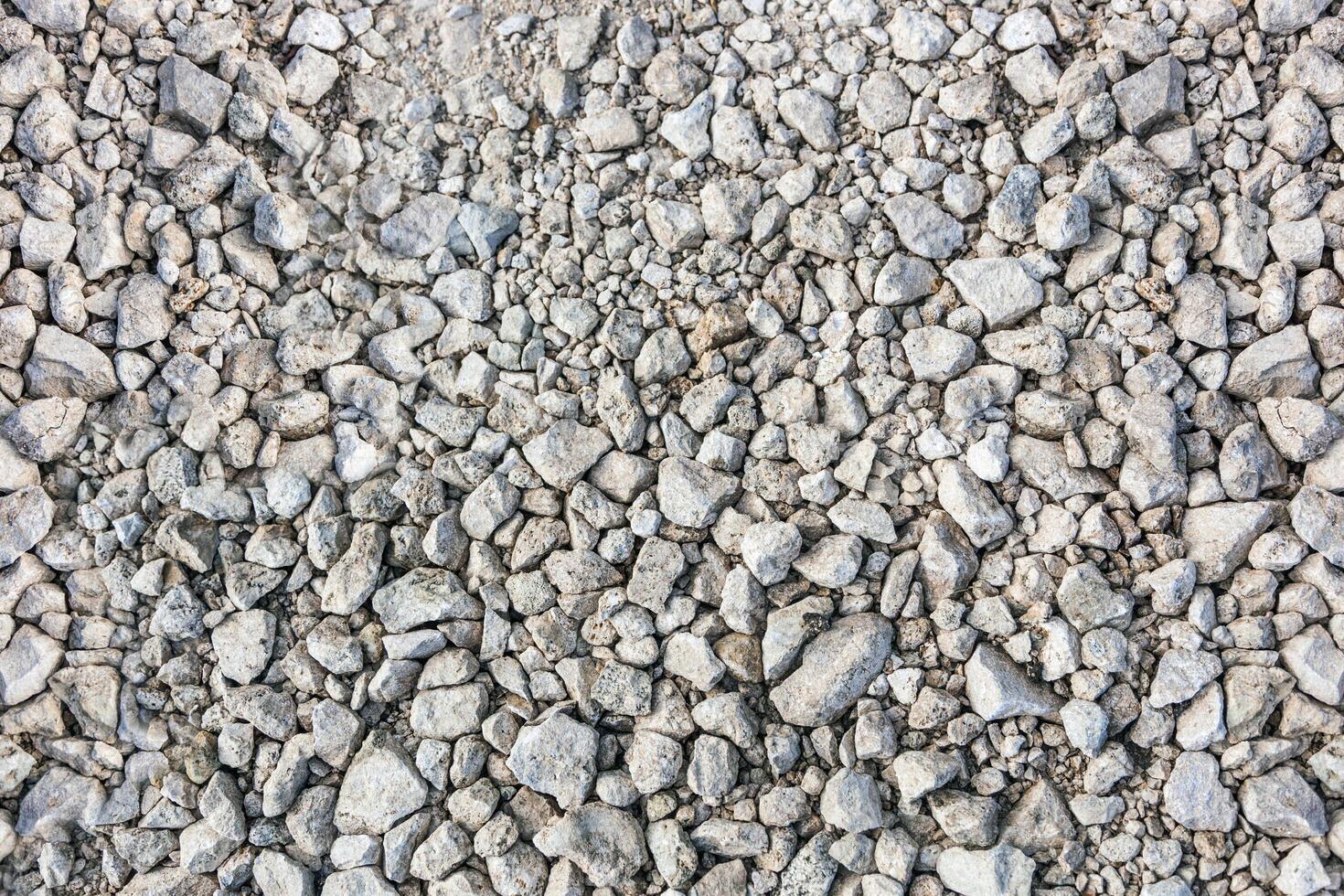 Gravel stone isolated texture photo