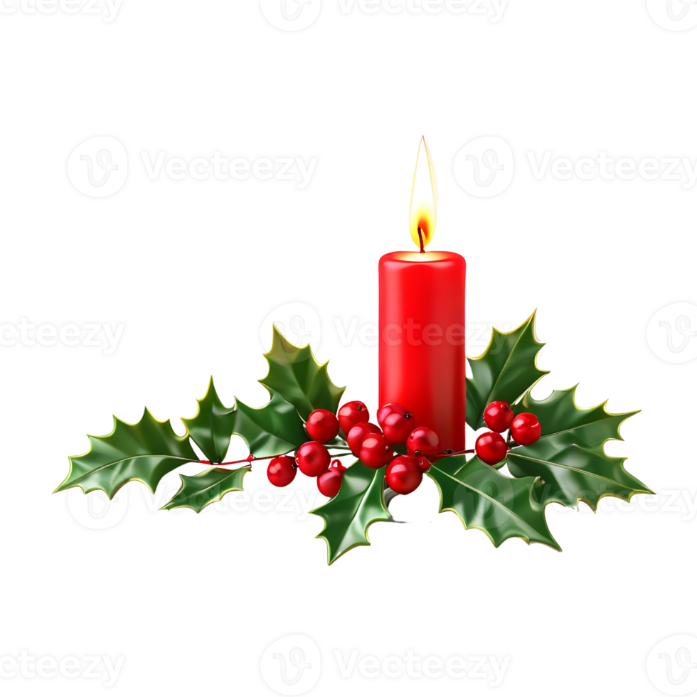 AI generated 3d candle on isolated transparent background png, generated with AI png