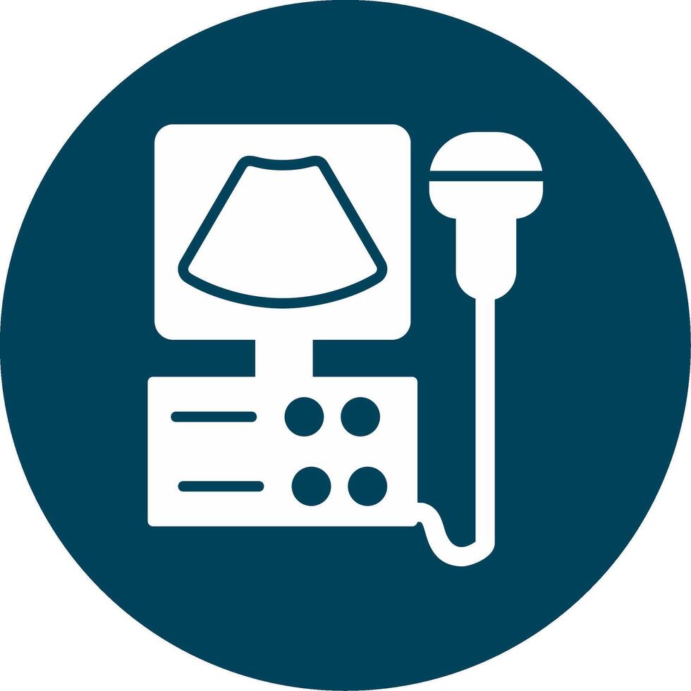 Ultrasound Machine Vector Icon