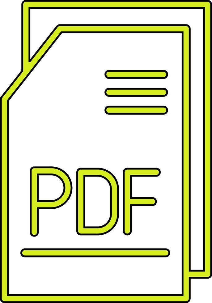 pdf archivo vector icono