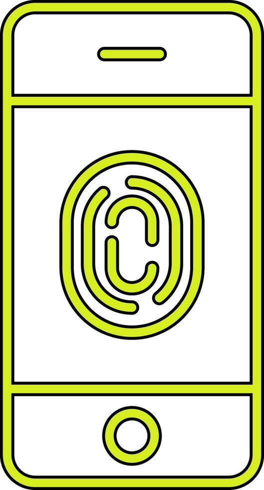 FingerPrint Verification Vector Icon