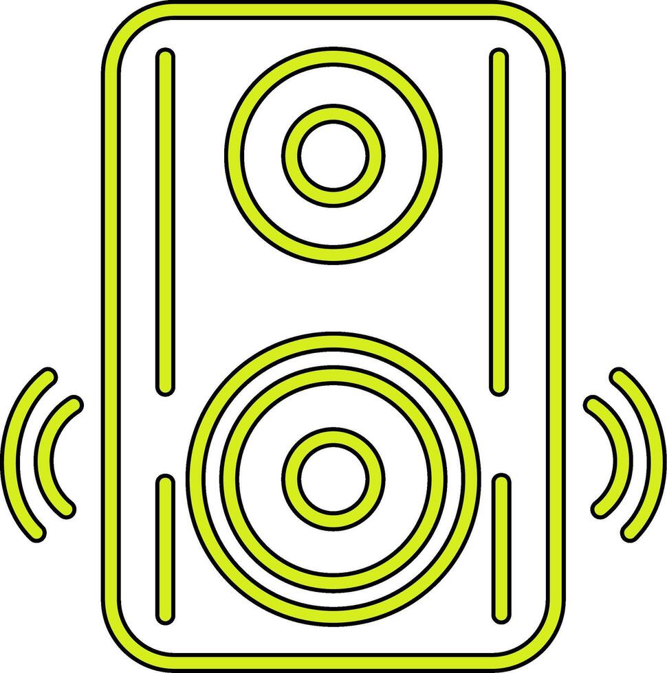 icono de vector de altavoz