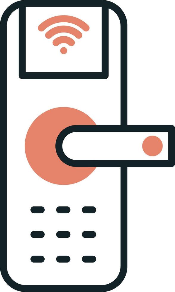 Smart Door Vector Icon