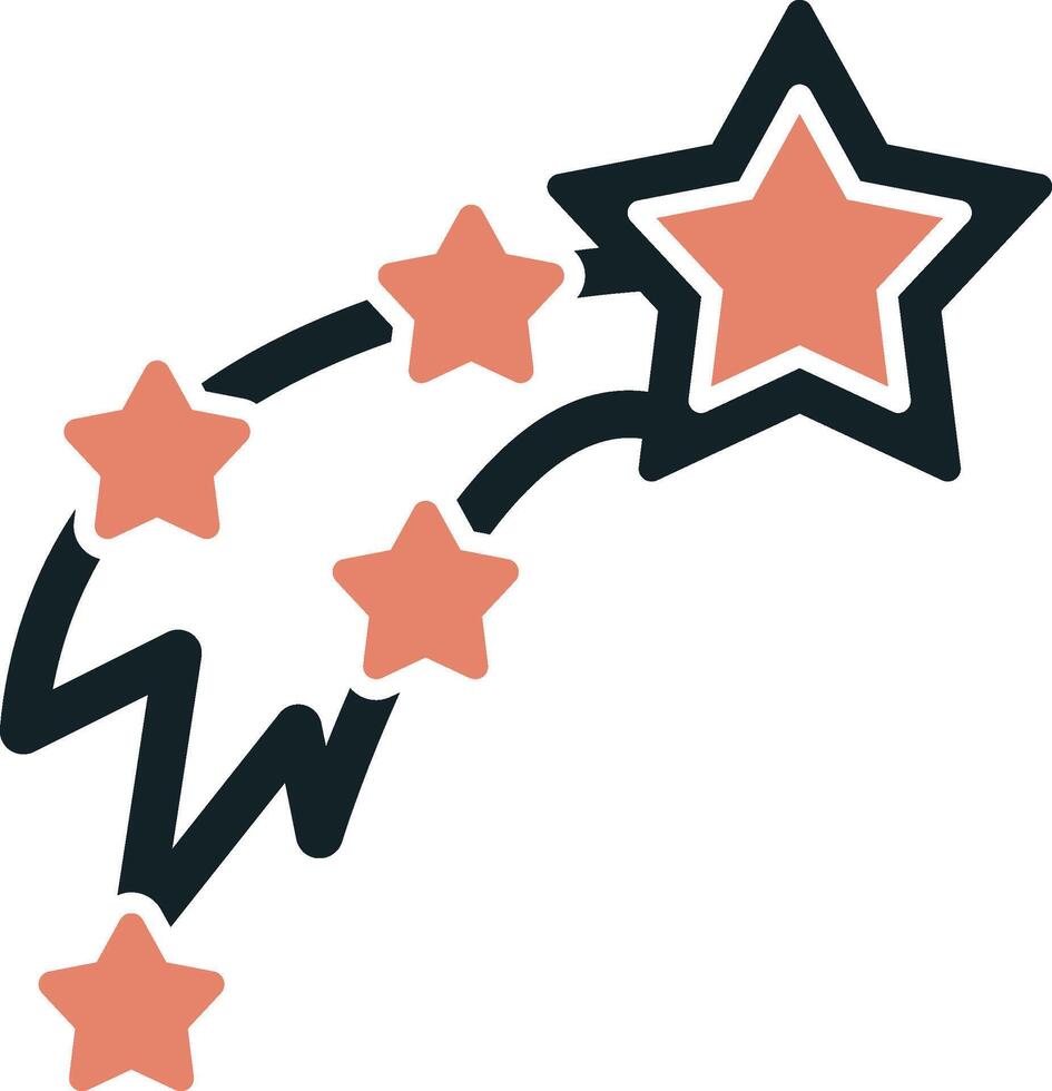 Shooting Stars Vector Icon