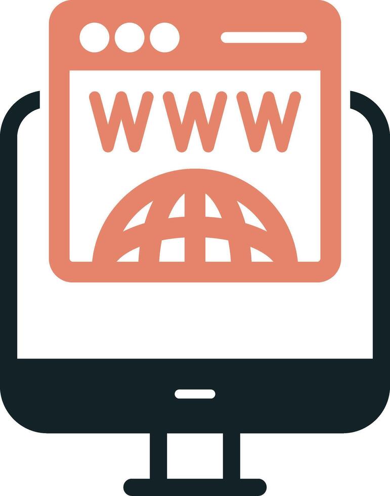 Domain Registration Vector Icon