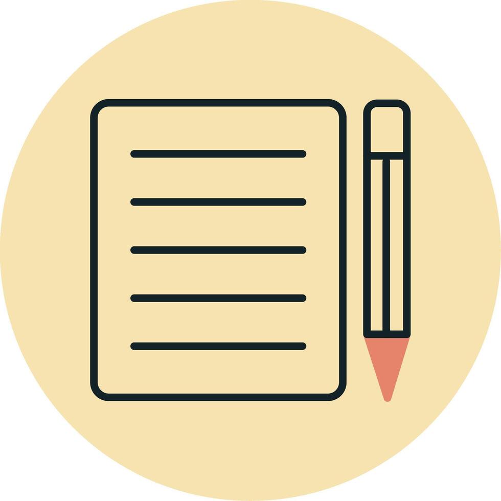 Note Pad Vector Icon