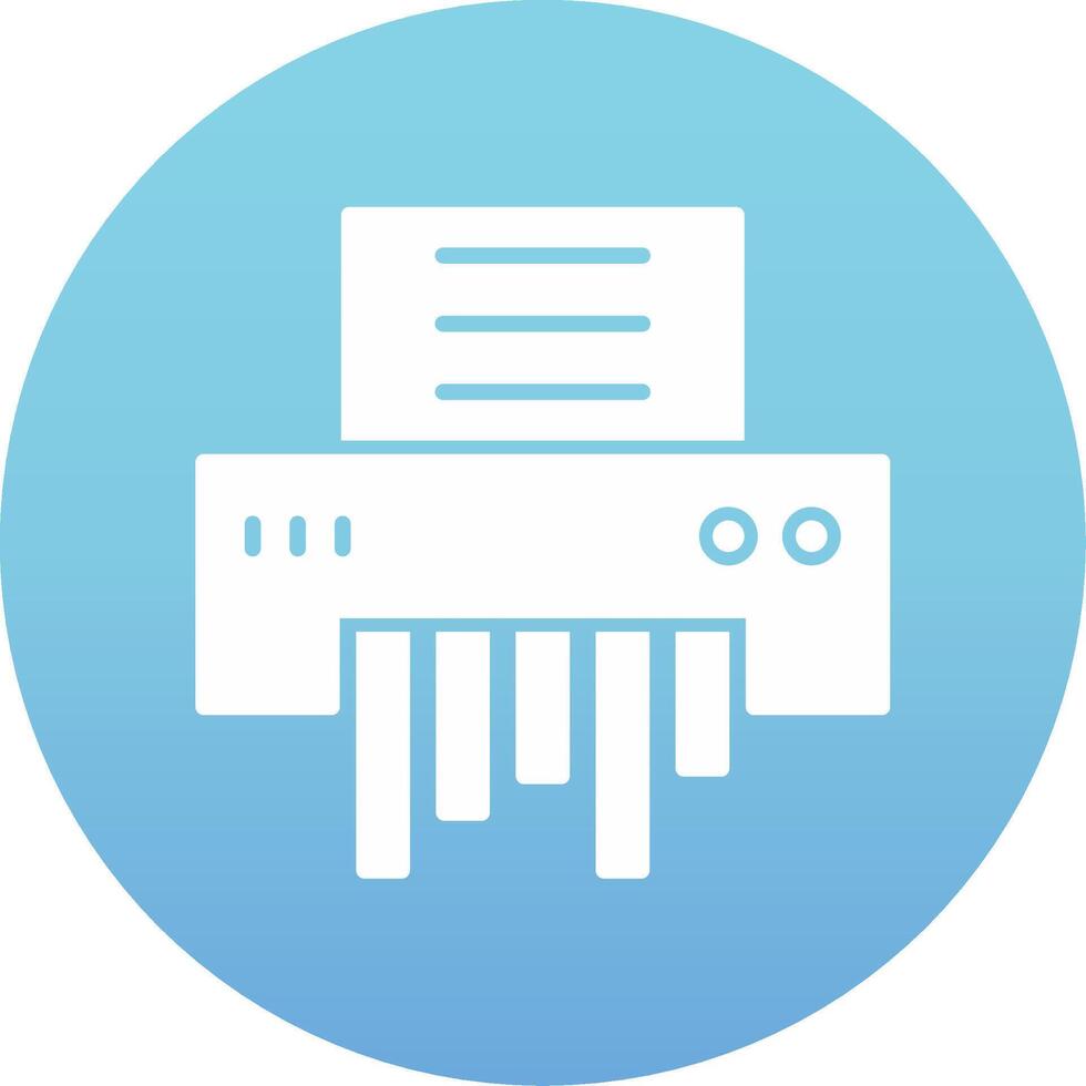 Paper Shredder Vector Icon