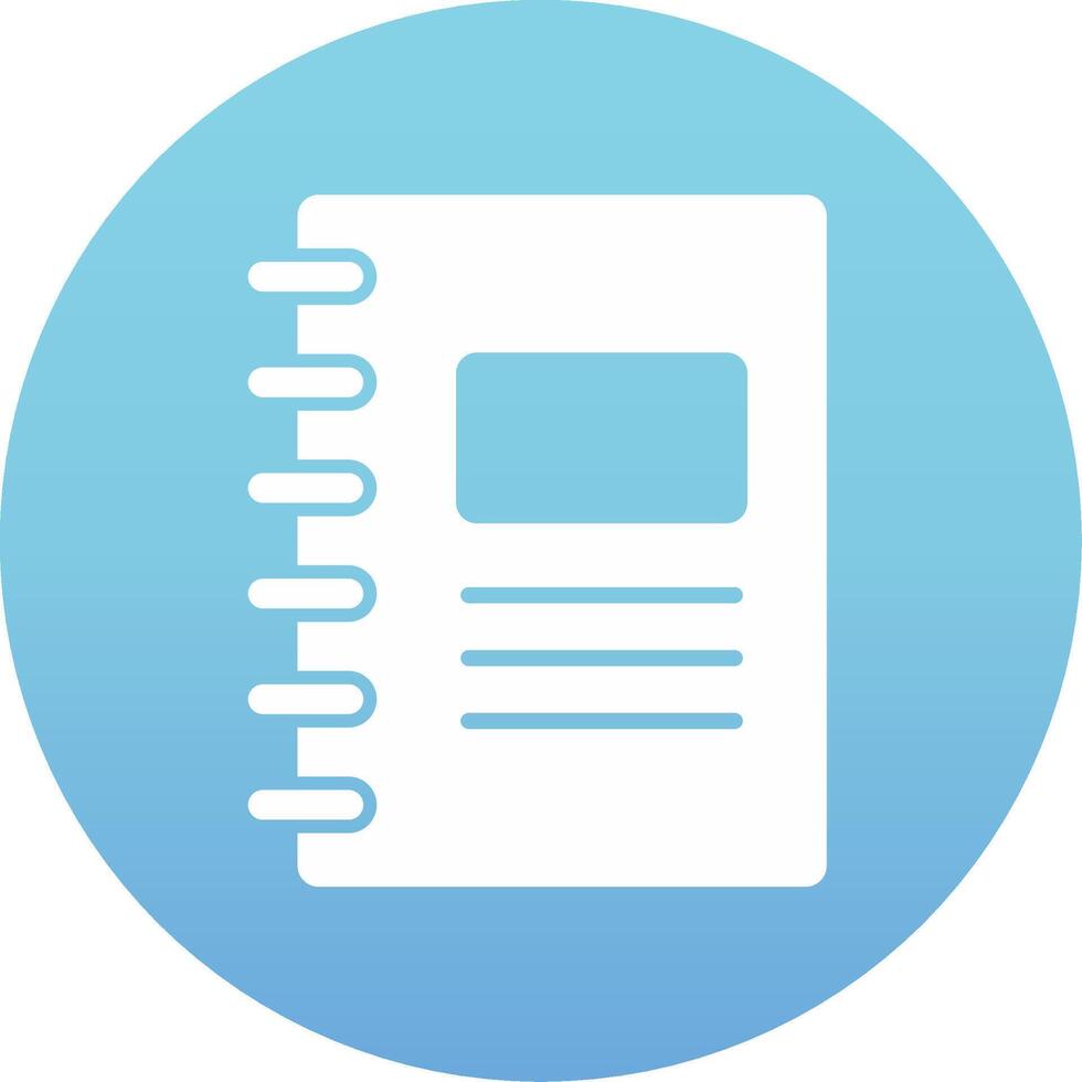 Notepad Vector Icon