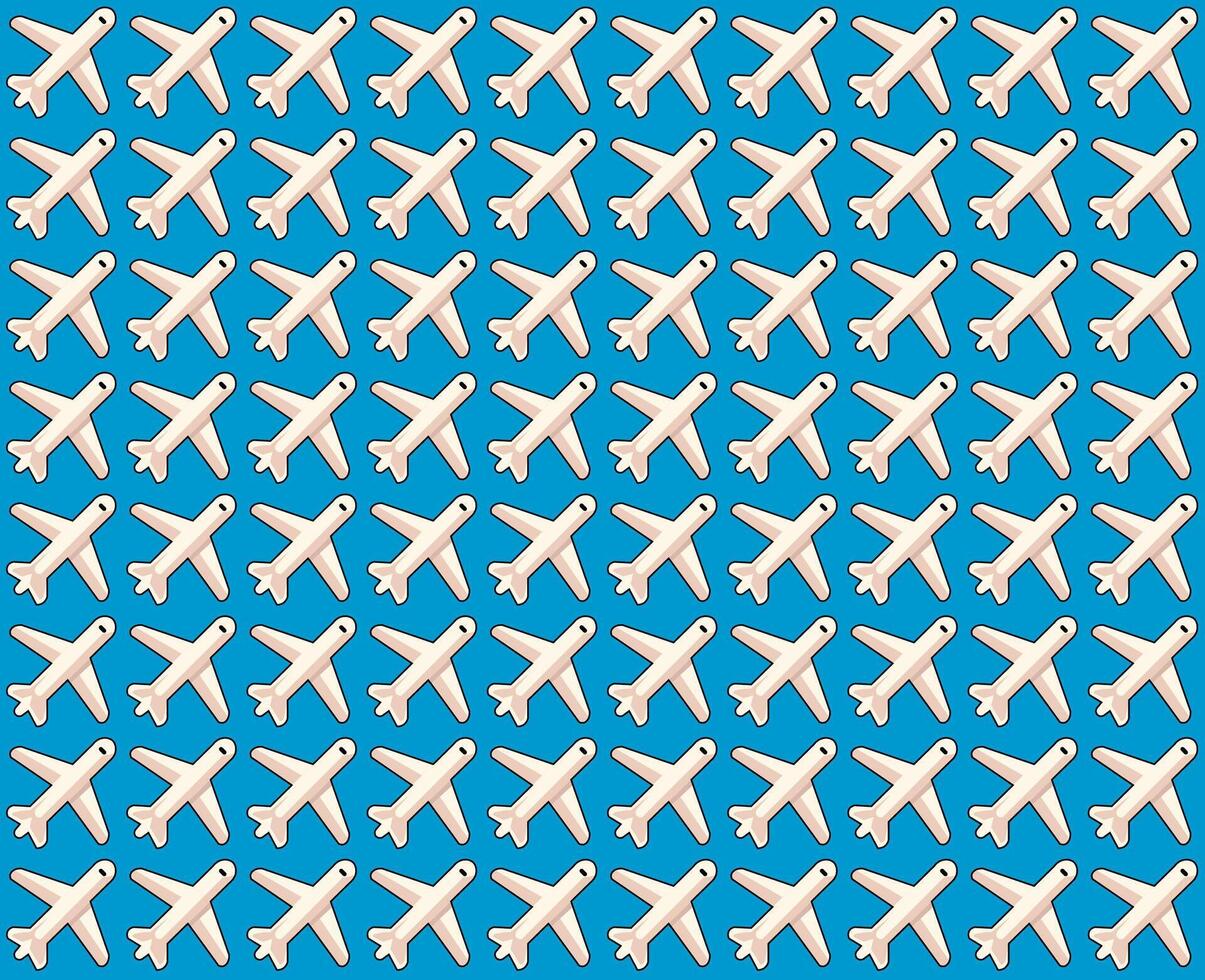 airplane pattern vector illustration, for backgrounds