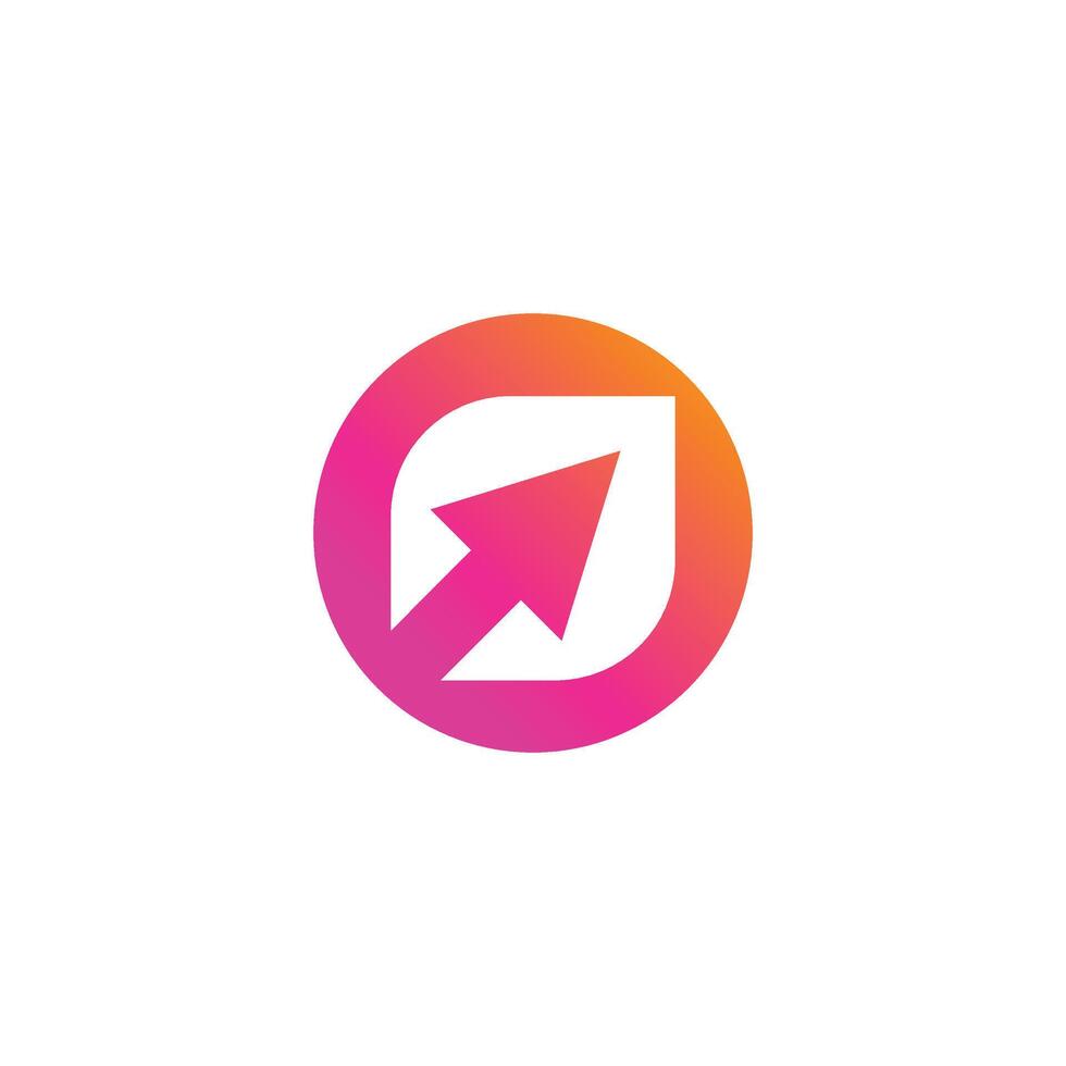 Trading Arrow Logo Design Template vector