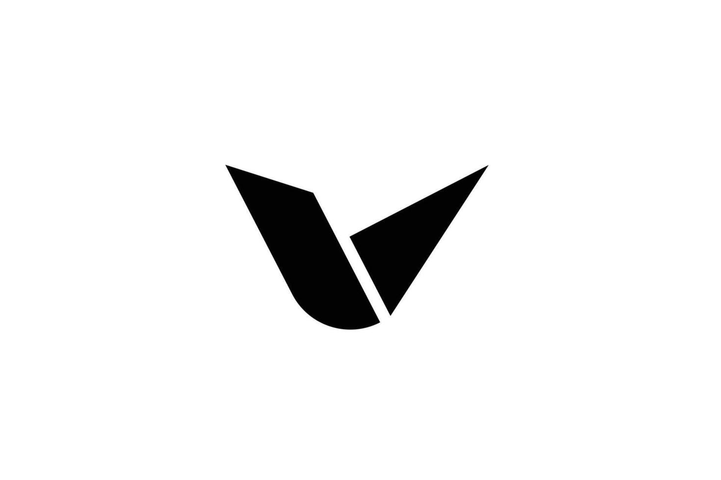 Letter V Real Estate Logo Design Template vector