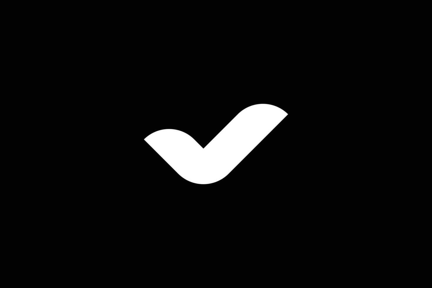 Letter V Mark Logo Design Template vector