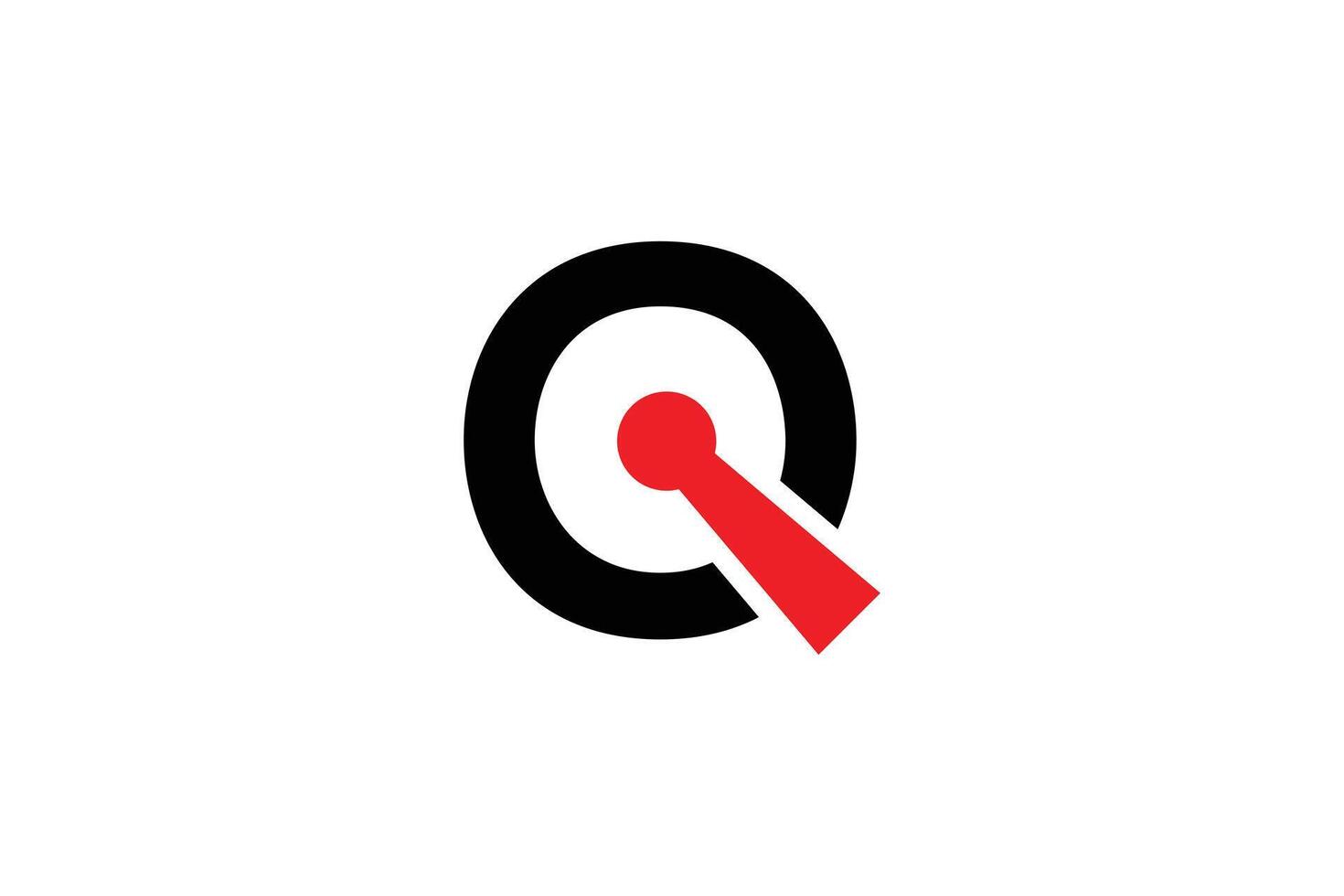 Letter Q Lock Logo Design Template vector