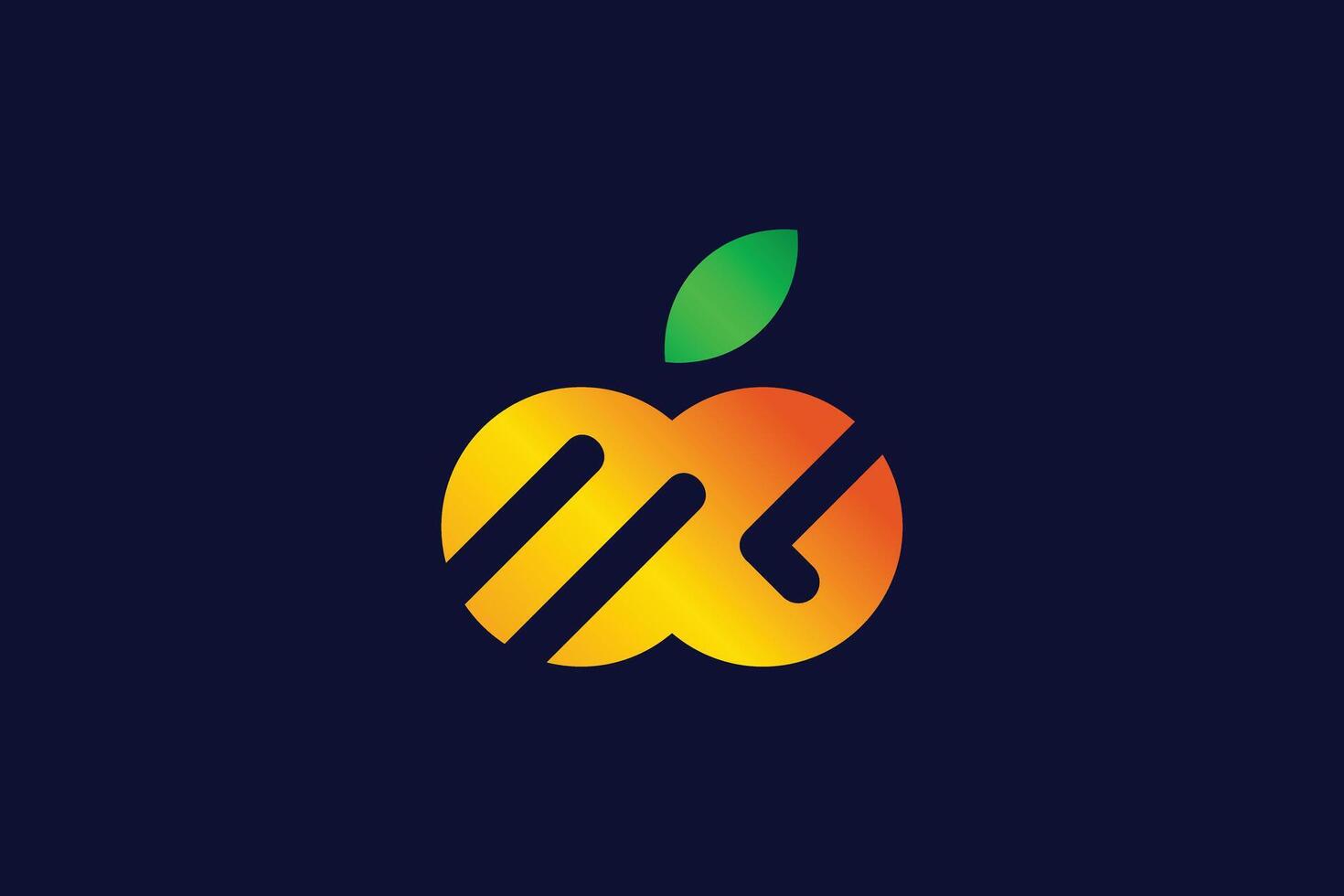 Letter 3G Apple Logo Design Template vector