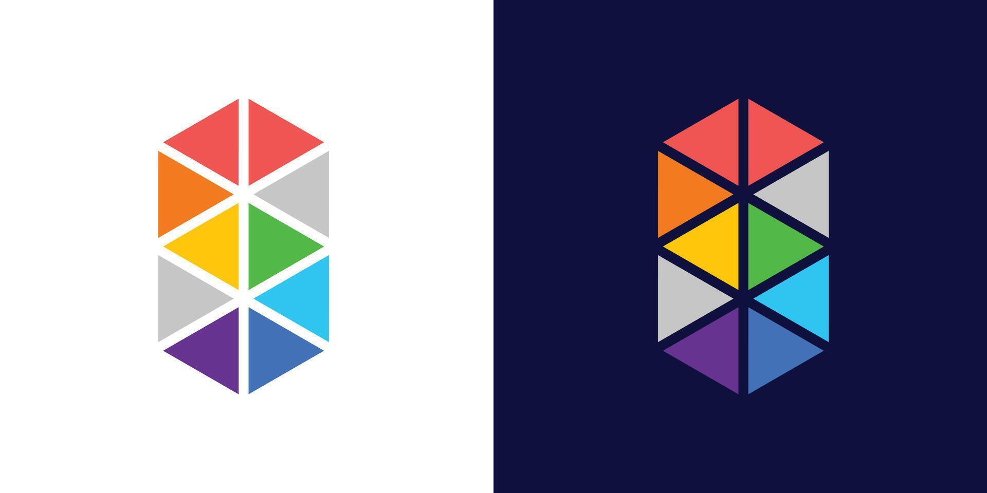 Letter S Polygon Logo Design Template vector