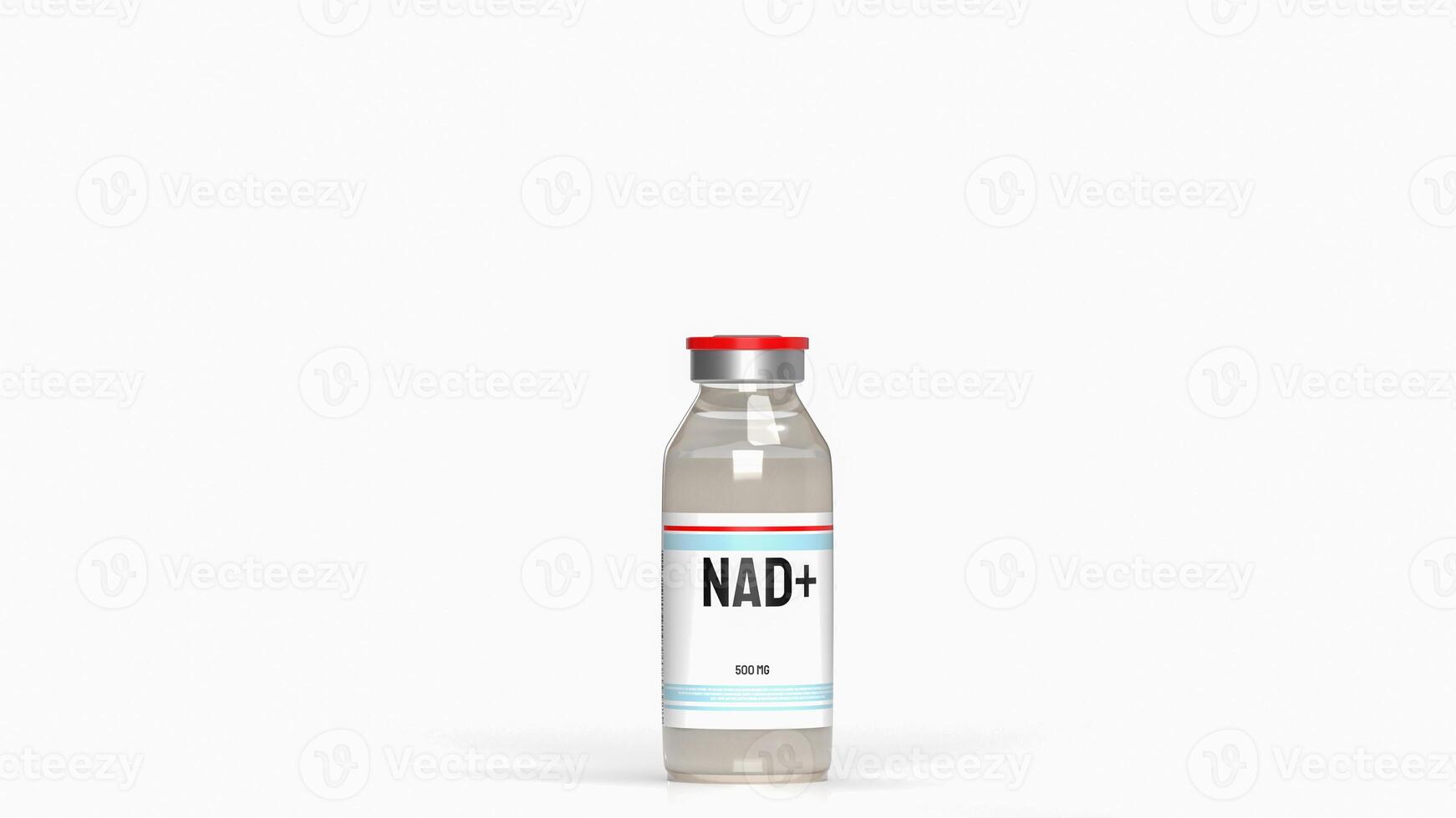 The Nicotinamide adenine dinucleotide NAD for medical or sci concept 3d rendering. photo