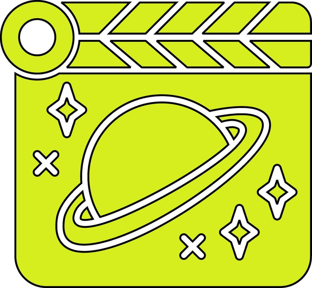 Space Film Vector Icon