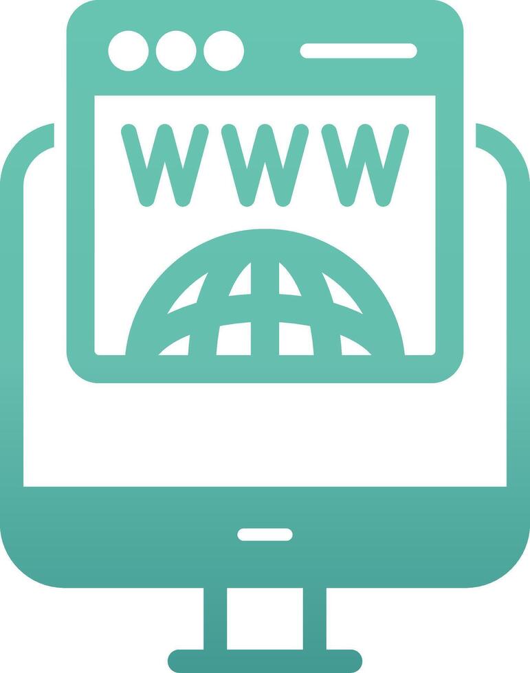 Domain Registration Vector Icon