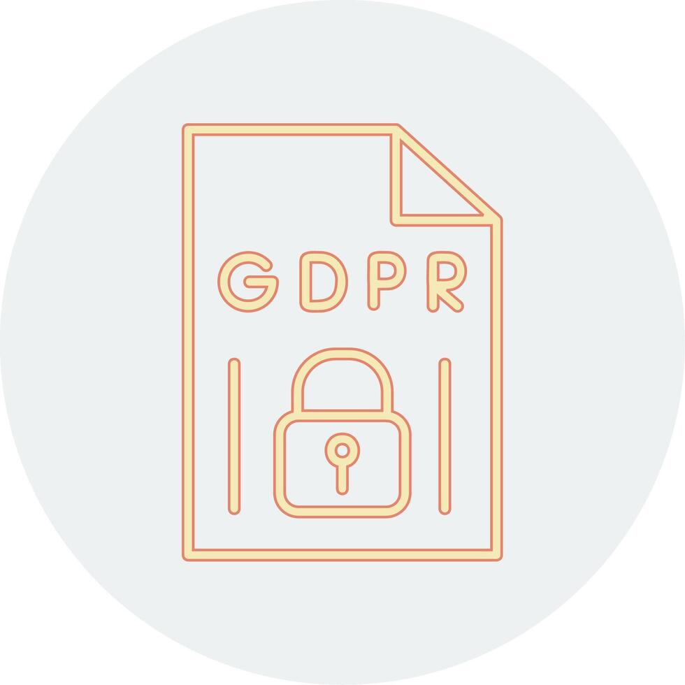 GDPR Vector Icon