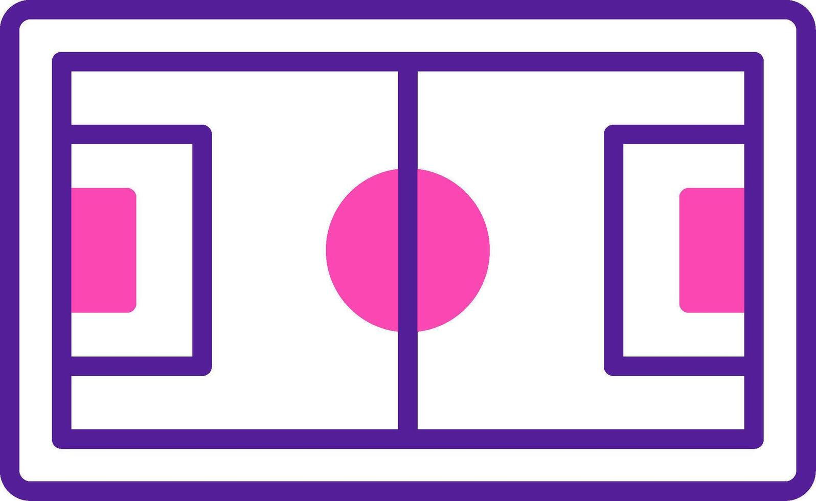 Football Pitch Vector Icon