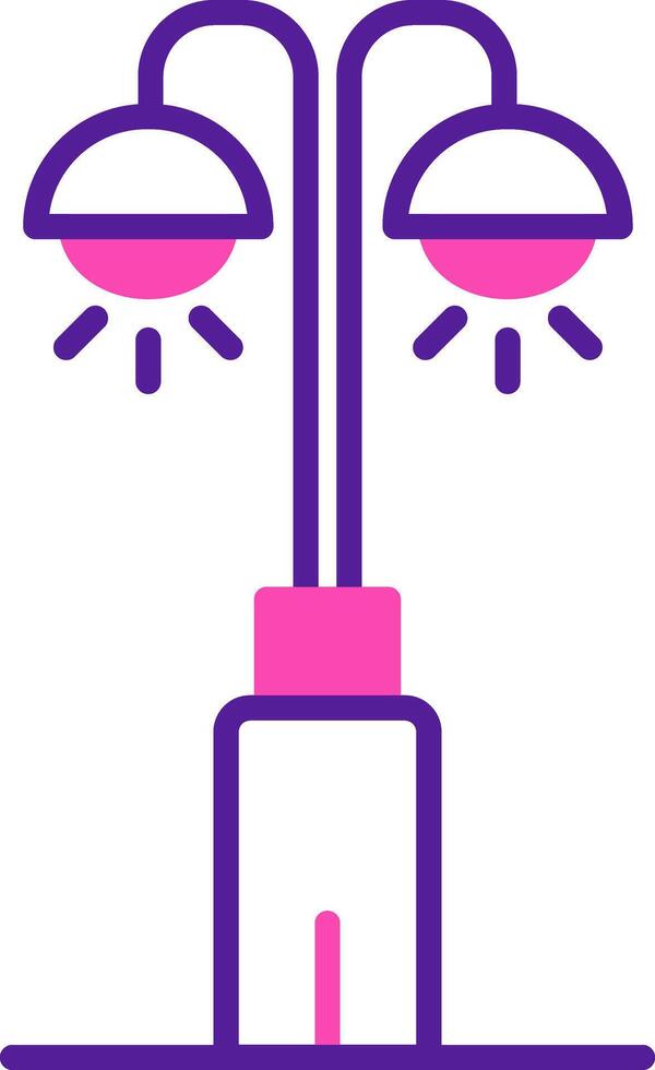 Park Lamp Vector Icon