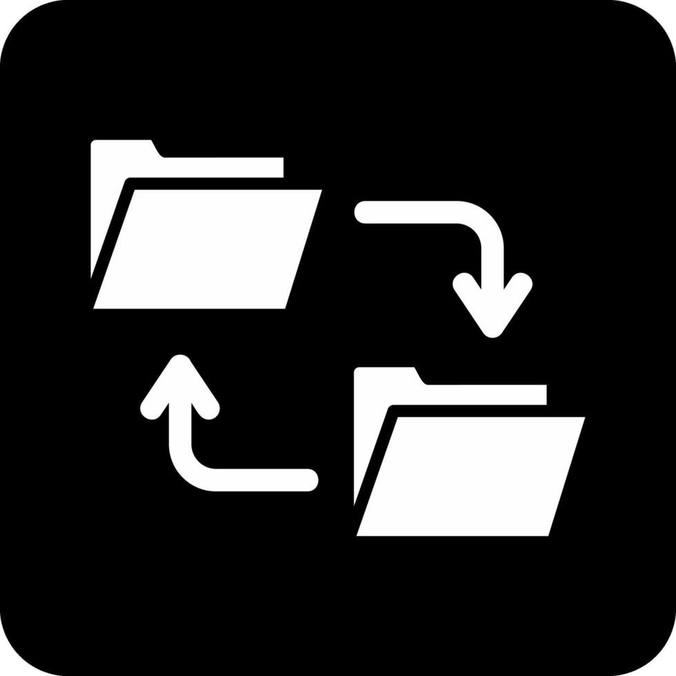 icono de vector de transferencia de datos