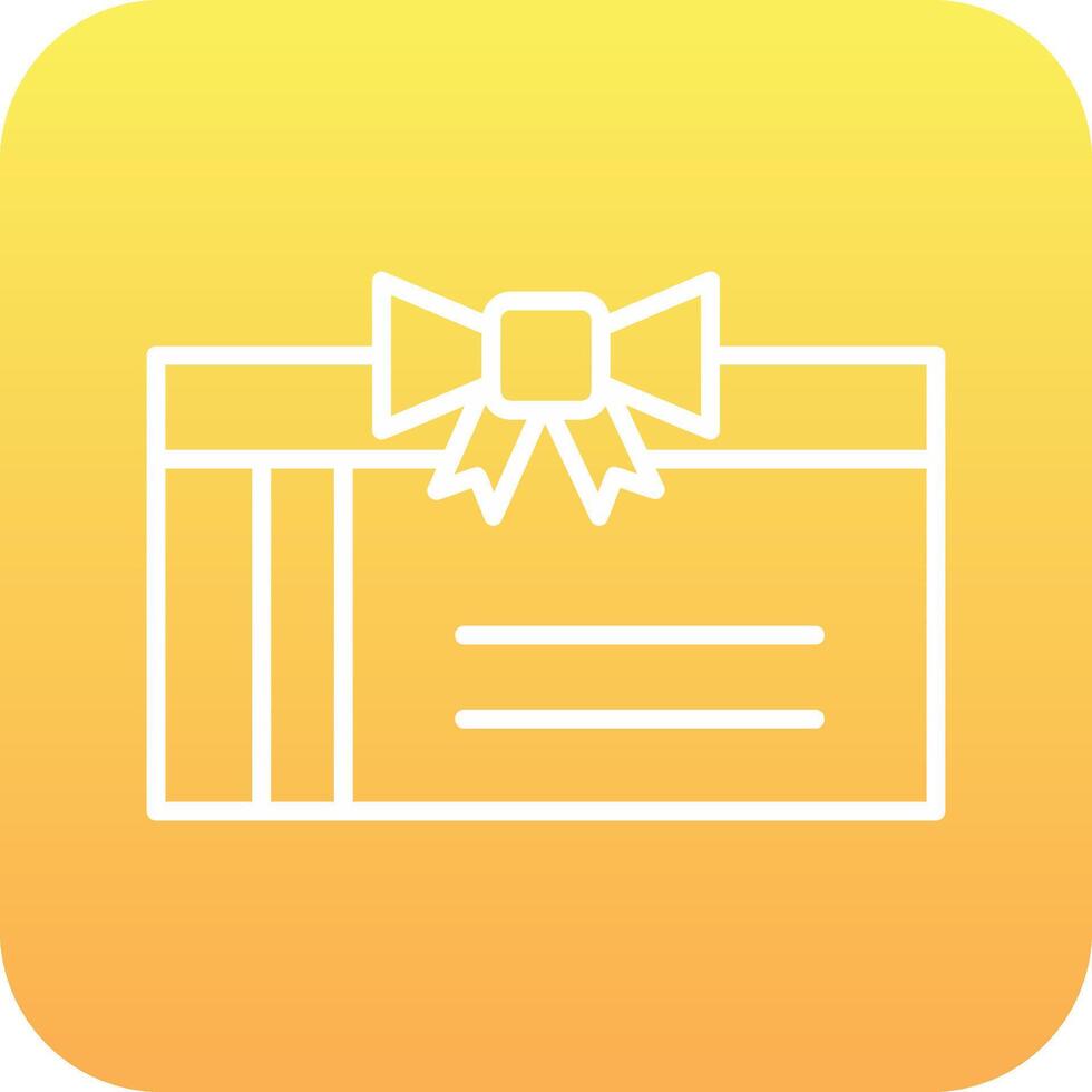 Gift Card Vector Icon