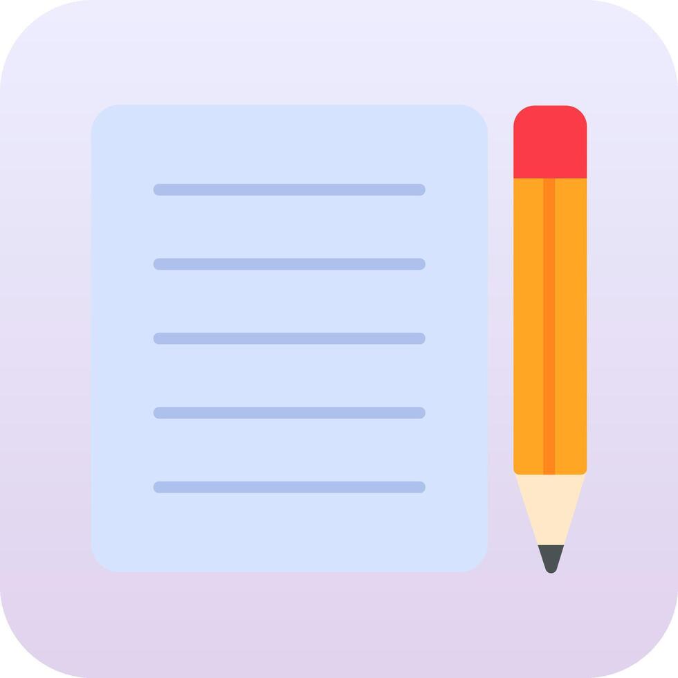 Note Pad Vector Icon