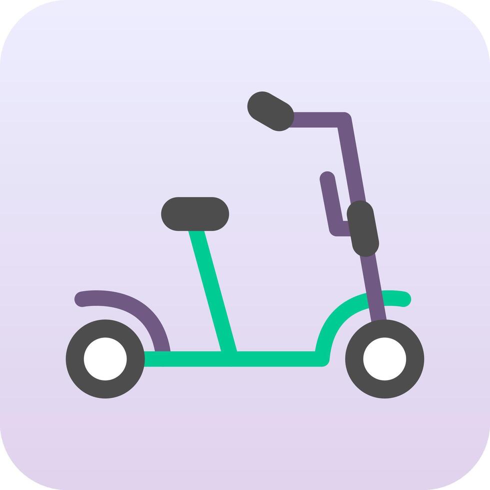 Kick Scooter Vector Icon
