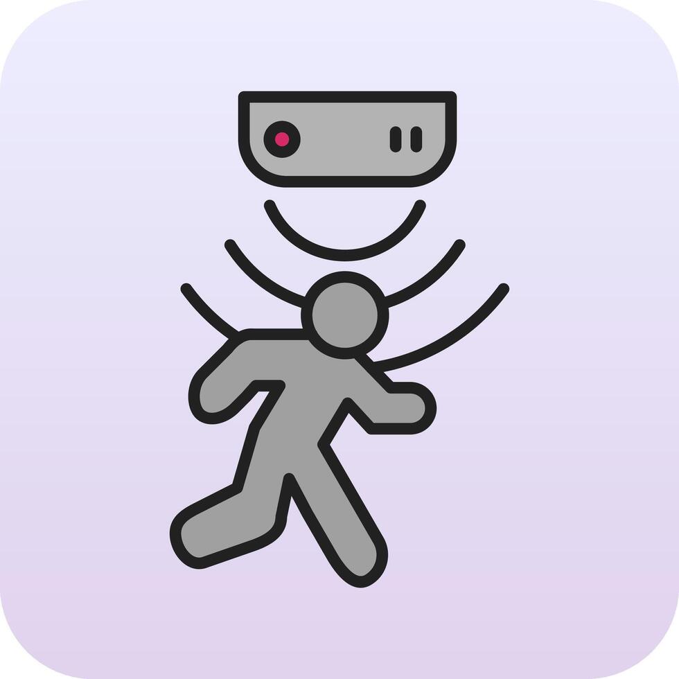 Motion Sensor Vector Icon