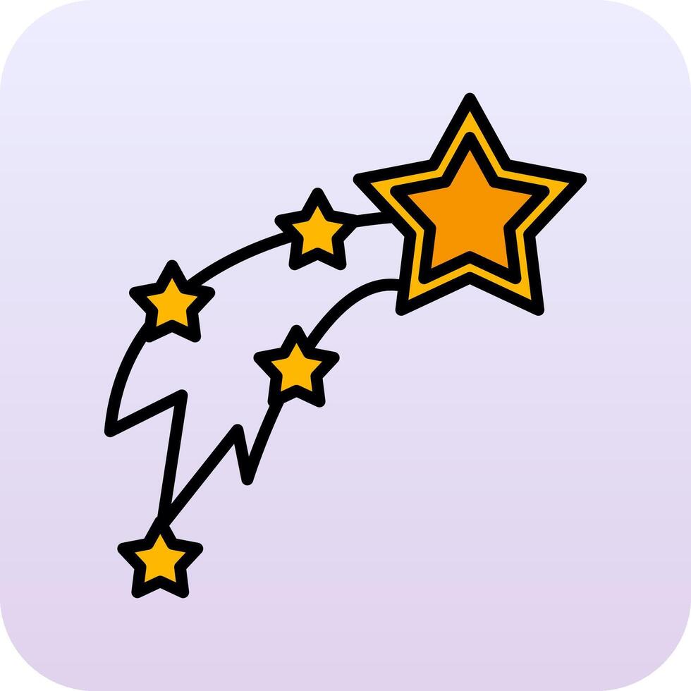 Shooting Stars Vector Icon