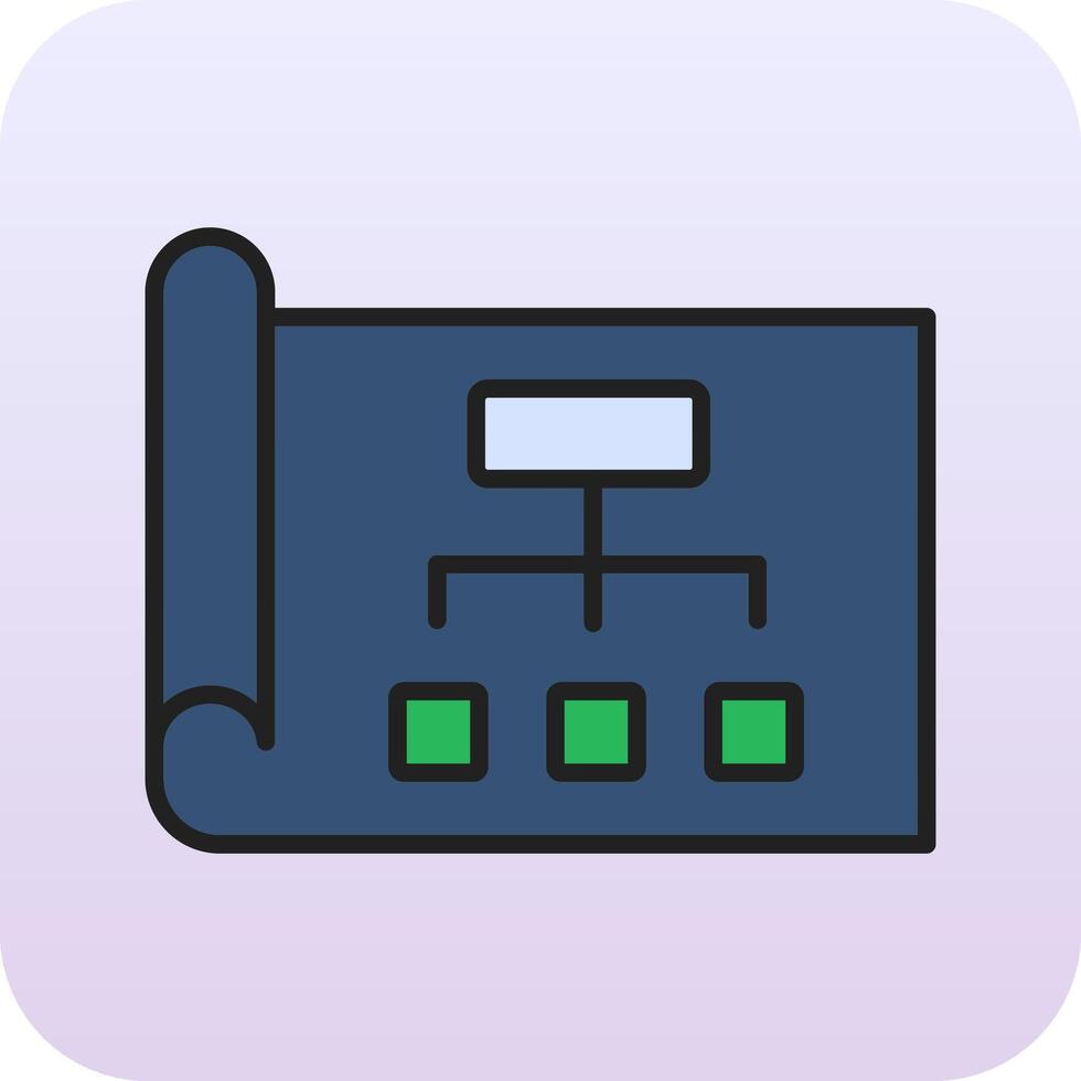 Weekly Work Planner Vector Icon