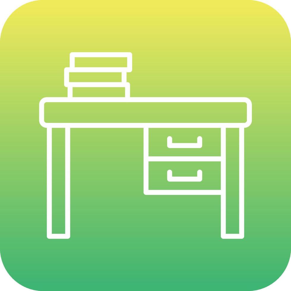 Work Desk Vector Icon