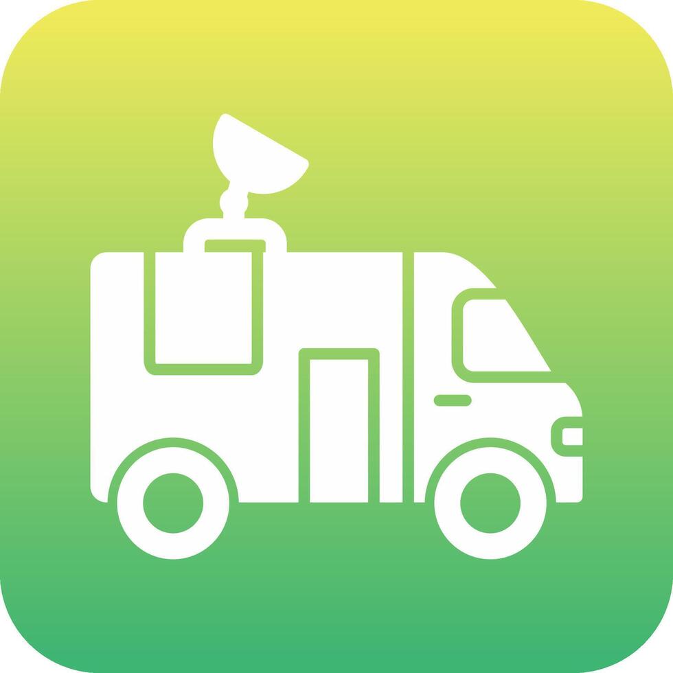 News Van Vector Icon