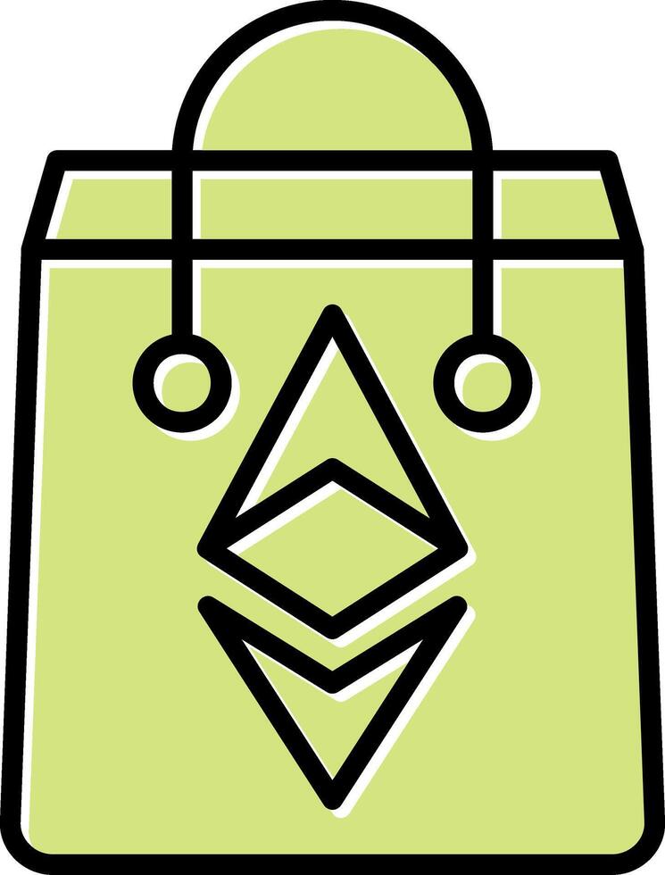 Ethereum Bag Vector Icon