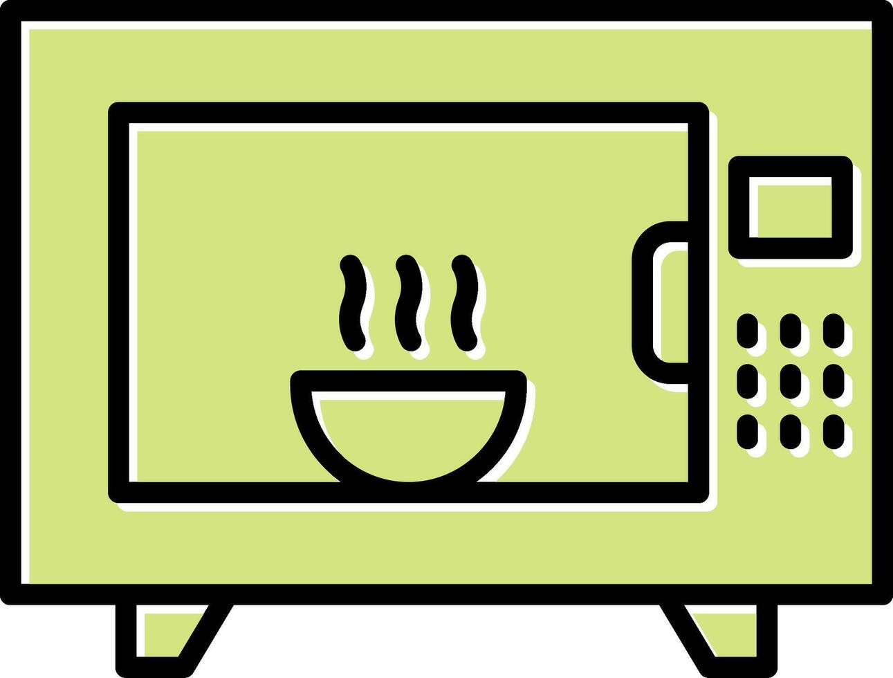 Microwave Oven Vector Icon