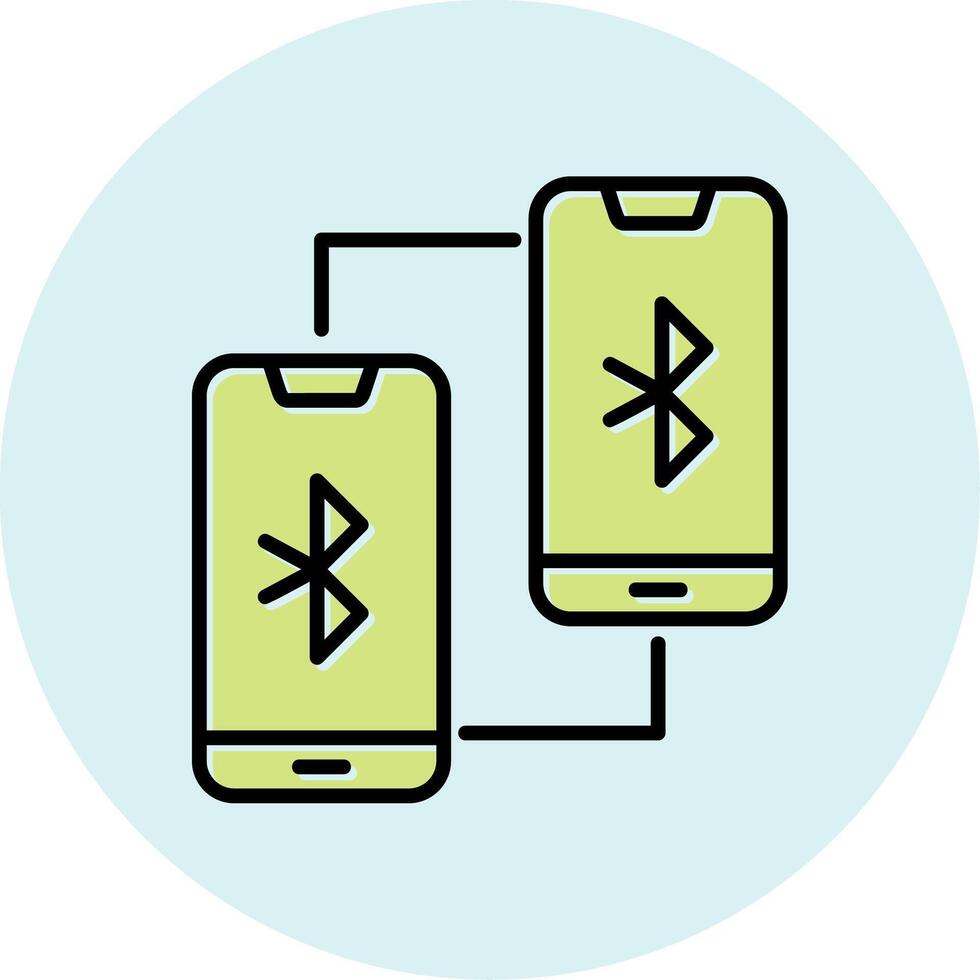 Phone Bluetooth Connected Vector Icon