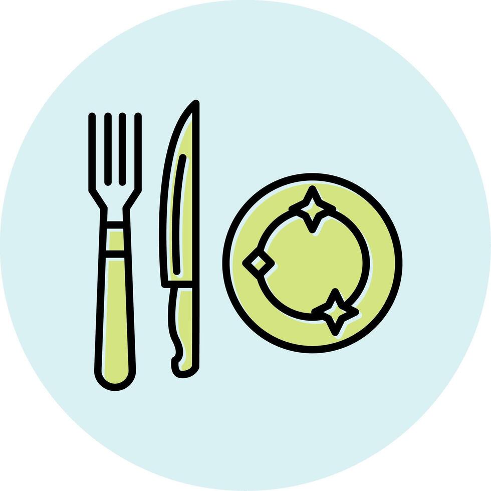 Dinning Vector Icon