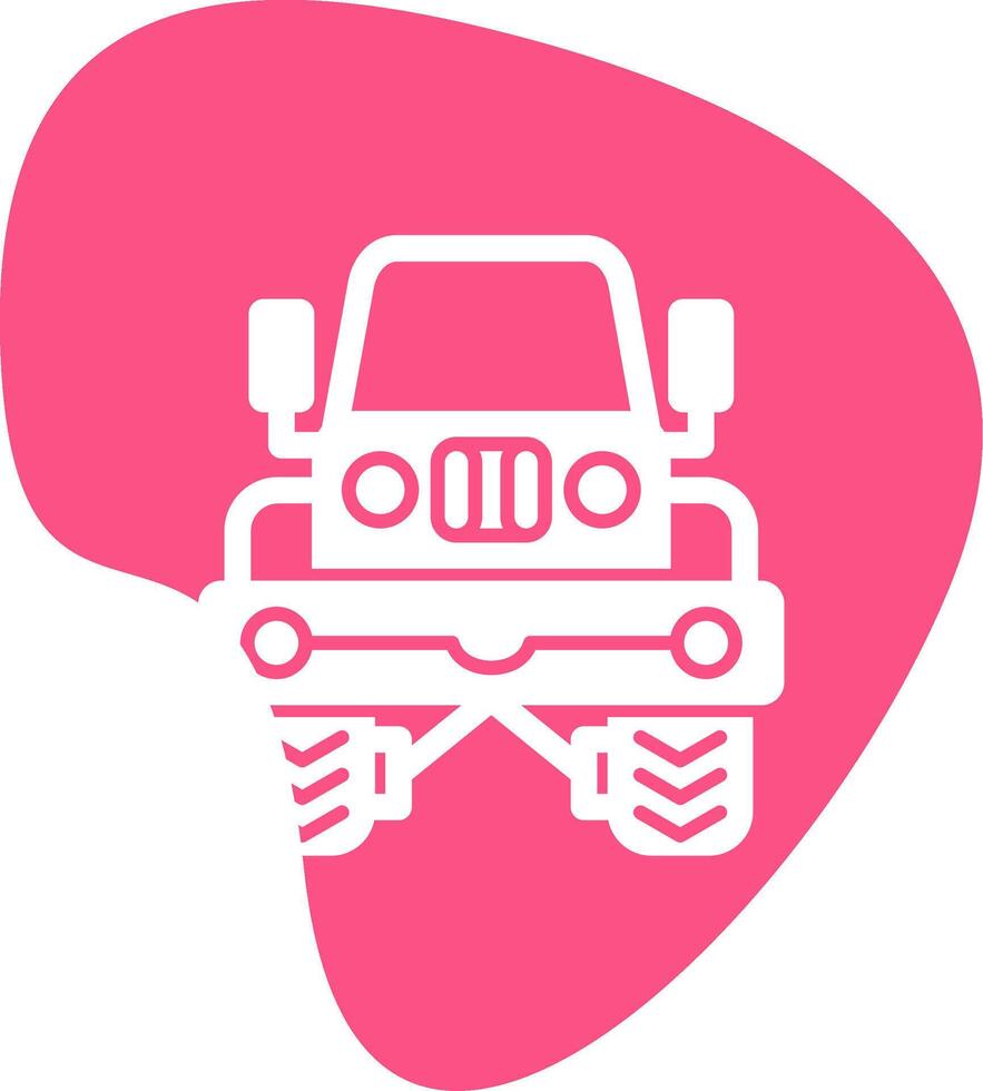 icono de vector de jeep