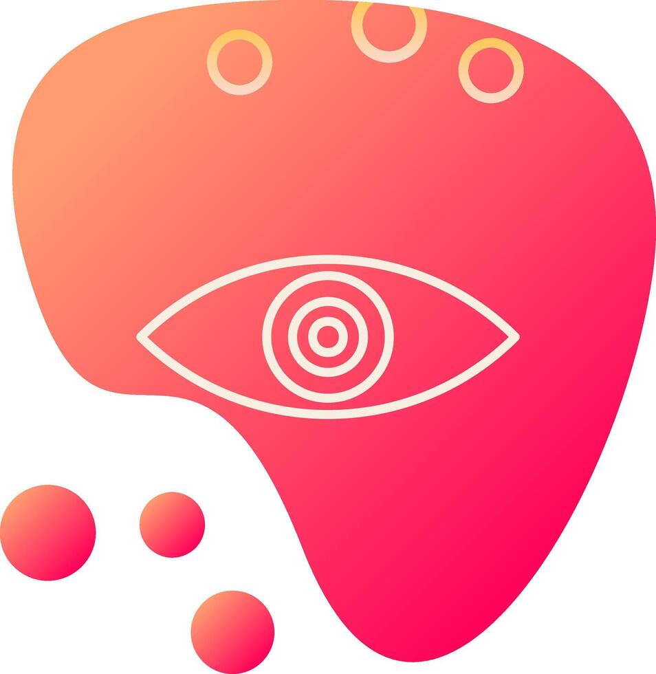 icono de vector de ojo