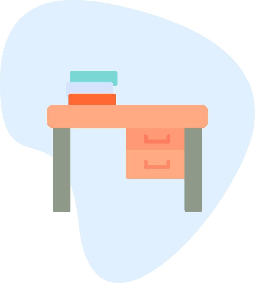 Work Desk Vector Icon