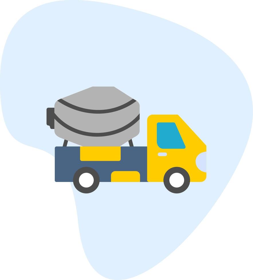 Cement Truck Vector Icon