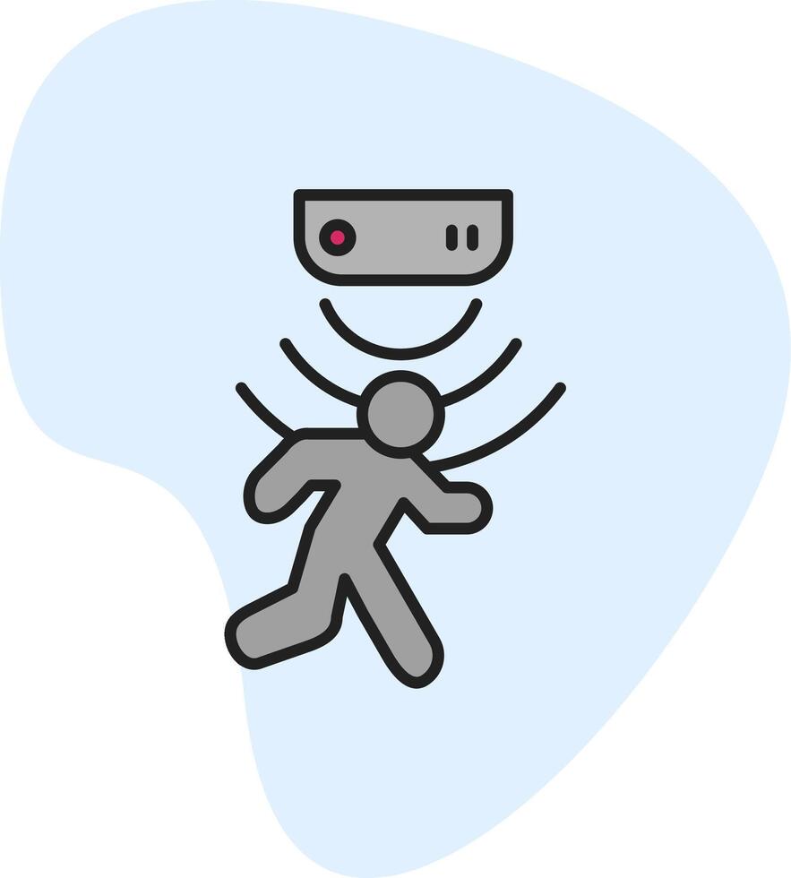 Motion Sensor Vector Icon