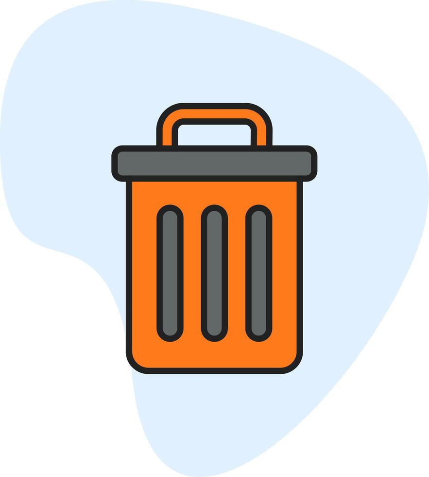 Trash Bin Vector Icon