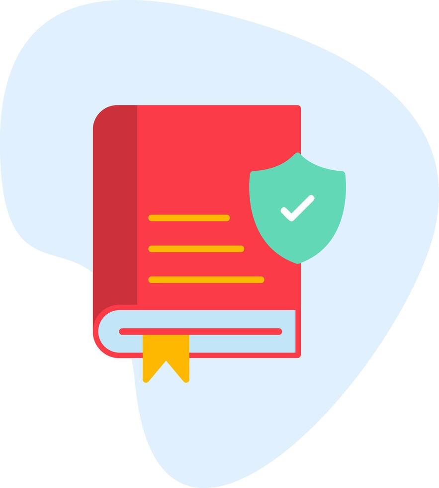 Book Secure Vector Icon